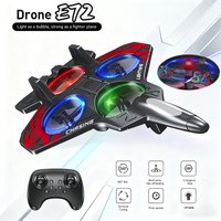 2.4G Remote Control fighter electric foam glider stunt tumbling UAV hovering helicopter with LED colorful lights aircraft model