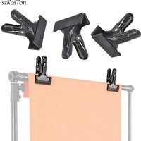 1-12 Pcs Metal Background Clamps Photo Studio Backdrop Support Stand Holder Photography Accessories