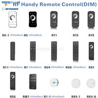 Skydance LED Dimming Remote 1 Zone 4 Zones Single Color Strip Dimming 2.4G RF Remote R6 R6-1 RT1 RT6 RT8 R1 R11 RU8 RU4 RS1 RS6