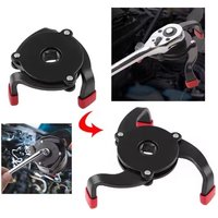 Car Oil Filter Wrench 3-Jaw Spanner Remover Repair Tools Oil Change Accessories Truck Trailer Off Road 4x4 Motorcycle Universal