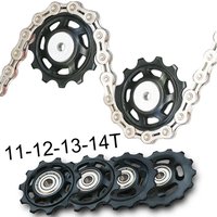 11T 12T 13T 14T Bearing Wheel Pulley Bicycle MTB Road Rear Guide Wheel Bike Rear Derailleur Pulley Roller for Shimano Repair