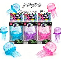 2026 hot Jellyfish Squish Squeeze Toy, Stress Relief Fidget for Home & Beach, Water Play Toy for Kids