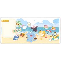 Anime pokemon Kawaii Mouse Pad PC Keyboard Gaming Offices Cute playmat HD printing overlock esports Non-slip base XXL Desk Mat