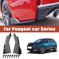 2pcs Rear Bumper Spoiler Lip Splitter Diffuser Anti-Crash Winglet Car Mod For Peugeot 206 207 208 301 307 308 408 508 2008 3008