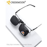AliExpress NONE Polarized Flip Up Clip on Sunglasses for Myopia Eyeglasses Fishing Glasses Men Women Photochromic Driving Cycling Goggles Glass