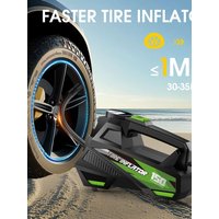 AliExpress Carsun 12V Wired Compressor: Electric Inflator for Moto/Bike, Auto Inflation, Digital Display & Tire Pressure Monitor