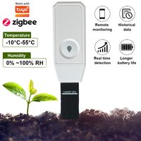 Tuya Zigbee Temperature and Humidity Detector Intelligent Soil Tester Humidity Sensor App Real-time Monitoring