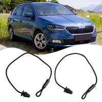 2PCS Car Parcel Shelf String Trunk Shelf Lanyard For Skoda For Fabia 2014-2021 6V6863634 Replacement ABS Automotive Accessories
