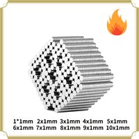 6x1mm Thin Neodymium Strong Magnets 2*1 5x1 3*1 Permanent Round Magnet 1*1 7x1 4x1 Disc Powerful Magnetic Magnet 8*1 9*1 10*1