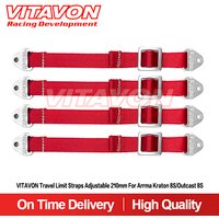 VITAVON Travel Limit Straps Adjustable 210mm For Arrma Kraton 8S/Outcast 8S