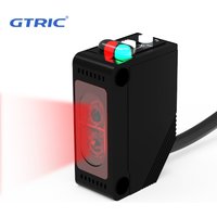 GTRIC E3Z-D61 Diffuse Reflection Photoelectric Sensor NPN PNP 12-24VDC Square Infrared Optical Switch Distance 30CM With Bracket
