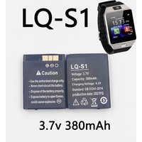 LQ-S1 3.7V 380mAh Smart Watch Battery DZ09 Battery For DJ-09 V8 X6 AB-S1 SCX-M9 FYM-M9 GJD HKS-S1 LQS1 bateria