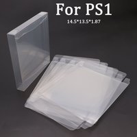 2/5/10/pc/Lot Transparent Clear PET Plastic Box Protector Case Sleeve Cover For PS1 Boxed Games Cartridge Box