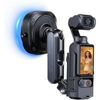 360° Adjustable Electric Suction Cup Mount for DJI Osmo Pocket 3, Car Camera Mount for Windshield