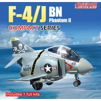 Freedom F162070 assembled model kit F-4J ghost II fighter with pilot q version egg machine