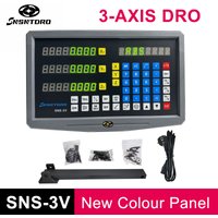 New Colour Panel SNS-3V 3 Axis Digital Readout Display Milling Lathe Turning Grinder wire-cut EDM DRO for Linear scale Encoder
