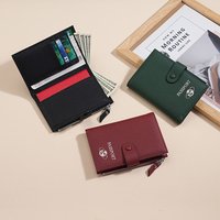 Genuine Leather RFID Blocking Passport Cover Multifunctional Travel Wallet Ticket Airplane Ticket Holder Passport Case