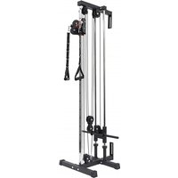 Wall Mounted Home Gym Trainer - High/Low Pulley System for Lat Pull Down, Chest Expansion & Full Body Workout