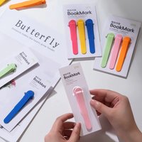 6pcs Multi Functional Reading Bookmark Automatic Page Flipping Bookmark Book Page Annotation Bookmark Student Supplies
