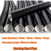 25mm 42mm 60mm 75mm Diameter 100-500cm Length Air Diesel Parking Heater Duct Pipe Tube Hose For Car Camper Caravan High Temp