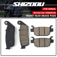 Motorcycle Front Rear Brake Pads For HONDA FORZA125 Forza 125 (MF08) 2004-2012 SH125 2013-2018 SH150 2013-2020 NSS250 Forza Z