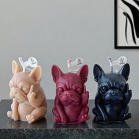 1pc Mini Unique Pet Dog Scented Candle, Decor, Photography Prop,Animal Scented Candle - Great Gift For Family And Friends