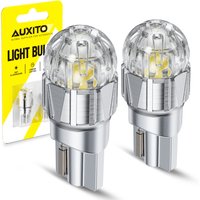 AUXITO 2Pcs CANBUS No Error T10 W5W LED Bulb For Car Interior Dome Door Map Trunk Lamp License Plate Lights 12V White Red Amber