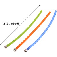 24.5CM Foam Cannon Soft Straw with Colorful Silicone Pipette–Includ StainlessSteel Gravity Ball Filter for Car Wash Foam Lances