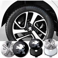 4pcs 56mm Car Wheel Center Hub Stickers 60mm Tire Center Hub Emblem Caps For Peugeot 206 207 208 306 307 308 408 107 2008 3008
