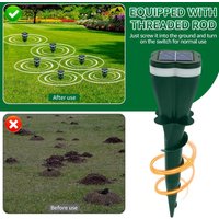 Outdoor Solar Powered Animals Repeller Outdoor Waterproof Repellent for Outdoor Lawns Garden Farmland Plant Protection