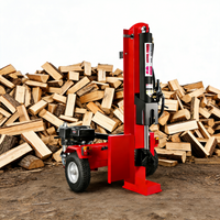 Customized 15HP Log Splitter 40-Ton Hydraulic Log Separator Powered Mobile Firewood Processor Wood Splitter CE Certified