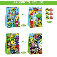 Sprunki Gift Bag Birthday Party Cute Cartoon Candy Sack Fashion Kraft Paper Biscuit Package Decoration Supplies Kids Gift