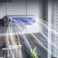 Portable 3 Speeds Tower Fan Rechargeable Non-drilling Desk Fan Quiet Standing Air Conditioning Fan Office