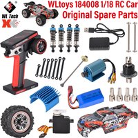 WLtoys XK 1/18 184008 RC Car Spare Parts Digital Servo Charger Steering Rod Shock Absorber Remote Control Motor Tire Body Shell