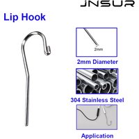 5/10Pcs Dental Lip Hooks Stainless Steel 2mm Root Canal Measuring Accessories Lip Mouth Hook Apex Locator Tool Dentist Supply