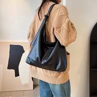 Large Capacity PU Material Tote Bag Versatile Women's Fashionable Single-shoulder Bag Casual Handbag