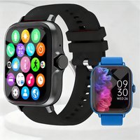 Herren Damen Smartwatch 2,01'' Wasserdichte Fitness-Sportuhr Anrufannahme Schlafüberwachung Schrittzähler Informationsbenachrichtigungen Smartwatch Ht30
