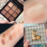 9 Color Brown Eyeshadow Palette Matte Shimmer Neutral Nude Warm Taupe Makeup Pigmented Long Lasting Everyday 9 Colores Cosmetics