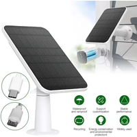 20W 5V Solar Panel For Eufy Eufycam 3/3C/2C/2Pro Wall Mount Solar Charging Panels Waterproof Solar Cell System With 10.8ft Cable