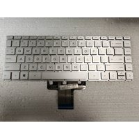 US silver no backlit keyboard For HP 14-DG 14-DF 14m-dh 14s-DR 14-DK 14-dq 14s-dq 14-fq TPN-Q207 TPN-Q221 TPN-W139