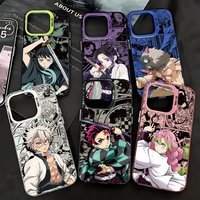 Anime New Demons Slayers Phone Case for Xiaomi Redmi Note 7 8 9 9S 10 11 12 13 14 15 Pro Plus 4G 5G Anti Fall Matte Back Cover