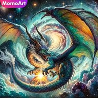 Momoart 5D DIY Diamond Embroidery Dinosaur Mosaic Animal New Arrival Diamond Painting Dragon Kits Home Living Room Art Craft