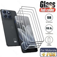 4 PCS Tempered Glass For Motorola Edge 70 Glass Protective Film Motorola Edge 70 Full Cover Screen Protector Edge 70 Glass