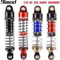 9IMOD 52mm Shock Absorber 4PCS Threaded Spring Damper Aluminum Alloy Front/Rear for 1/18 TRX4M RC Crawler Car Upgrades Parts