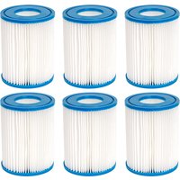 Type II Swimming Pool Filter Cartridge For Bestway 58094, Bestway 58383 58386 530/800 GPH Cartridge Filter Pump Lay-Z-Spa