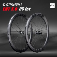 AliExpress ELITEWHEELS ENT 3.0 Disc Carbon Wheelset 700c Tubeless Ready S&S Steel / Ceramic Bearing Pillar 1423 UD Matte Raw Carbon