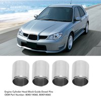 4Pcs Car Engine Cylinder Head Block Guide Dowel Pins 804014060 Replacement For Subaru H4 EJ Motors EJ18 EJ22 EJ22T EJ20G EJ20K