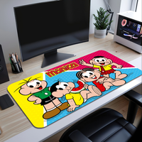 Cartoon T-Turma da Monica Mouse Pad Large Desk Mat Keyboard Ergonomic Office Rubber Game PC Non-slip Anti-fray Home Custom Best
