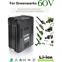 8000mAh 60V Lithium Battery for Greenworks Tools - High Capacity Replacement for 60V Lawn Mower/Chainsaw/Hedge Trimmer