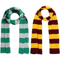 Ravenclaws Halloween Gift Harris Scarf Hogwarts Slytherins Coat of Arms Gryffindors Scarf Cosplay Accessories Gift Props Party